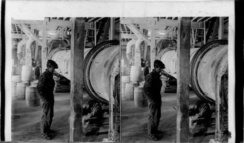 Rotary dryer for drying salt, Hutchinson, Kansas