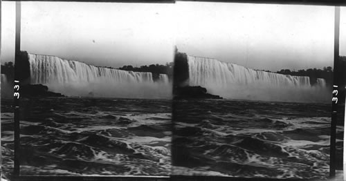 American Falls from the Steamer "Maid of the Mist", Niagara, N.Y