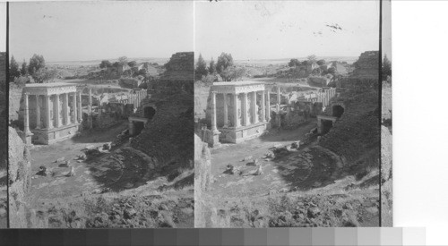 The theatre - Roman ruins - Merida. Spain