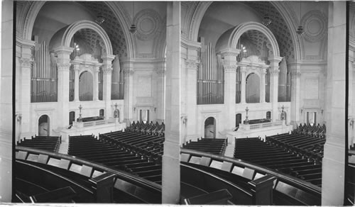 Interior of Christian Science Church. (Mother Church). Boston, Mass