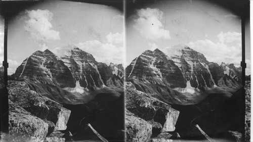 Temple Mountain from the Saddleback near Lake Louise, Alberta. Canada