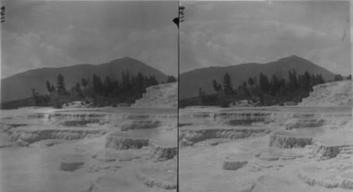 Hot Spring Pool of Jupiter Terrace, Mammoth Hot Springs