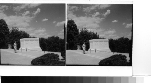 Arlington Tomb of the unknown soldier--Virginia