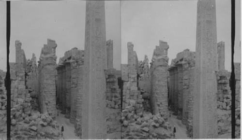 Great Hall of Columns and Obelisk of Thutmoses I Karnak, Egypt