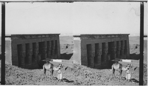 Temple of Denderah. Egypt