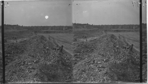 General View of the Quarry at Portland Cement Works, Point Ann, Ont