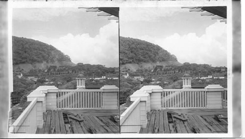 Hospital Grounds and Ancon Hill from Hotel Tivoli, Panama