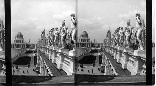 View from the Peristyle, World's Columbian Exposition