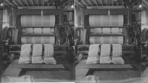 Hydraulic Mangle. Linen Factory, Guelph. Canada