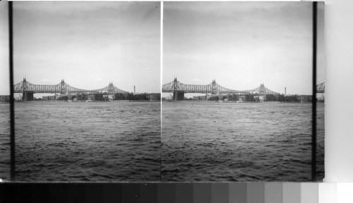 Queensboro Bridge & Welfare Island, N.Y.C