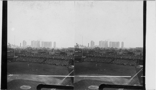 Part of Ball Park during World War Series, 1929 - at Wrigley Field, Chicago