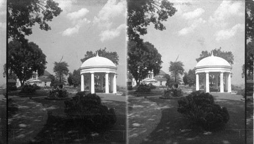 At Arlington, VA. - Lee Mansion in middle distance