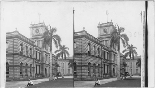 The Dignified Judiciary Building at Honolulu, Hawaiian Islands