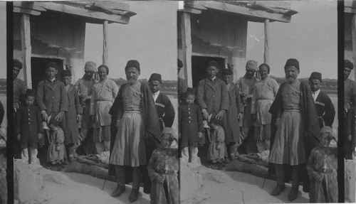 Types of Circassians, Jerash. Palestine