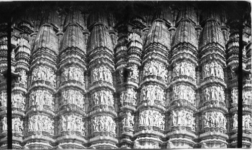 Exquisite carvings on one of the Hindu Temples of India