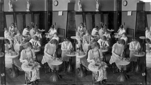 Pottery Class, Harrison Tech. H.S., Chicago, Ill