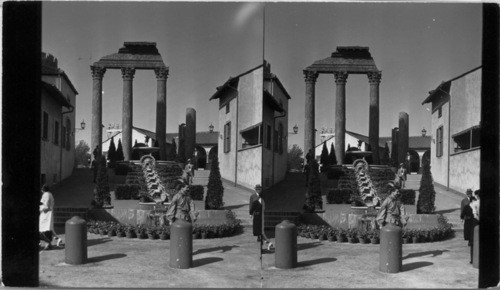 Corinthian Columns from Court of Italian Village, A Century of Progress, Chicago, ILL