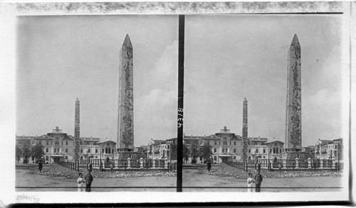 The two obelisks in the Hippodrome, Constantinople