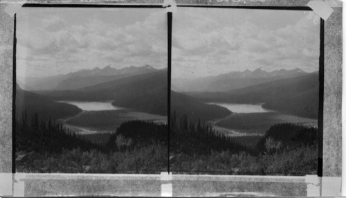 The Beautiful Emerald Lake and Van Horne Range from Yoho Trail, Near Field, B.C. Yoho