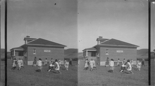 Recreation time at Katepive School. Sask