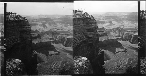 The rim of a tremendous abyss - O'Neil's Pt., west (down) to Pt. Sublime, Grand Canyon