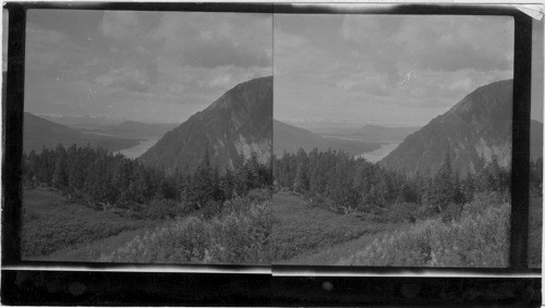 Mt. Juneau & Gastineau Channel from Mt. Robert's, Alaska