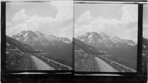 Sawtooth Range from Inspiration Point, Alaska