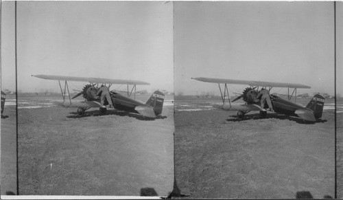 Stearsman Sport Model C 3B ready for the first test. Wichita, Kansas. [dup]