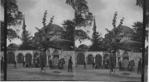 Medrerse Mosque and grave yard. Stanboul, Turkey