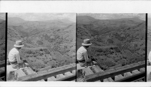 Looking north from the Las Tutas R.R. Bridge near Barrancas Station, Mex