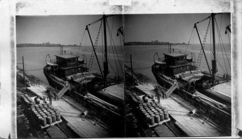 Shipping Barrels of Lime, Rockland, Maine