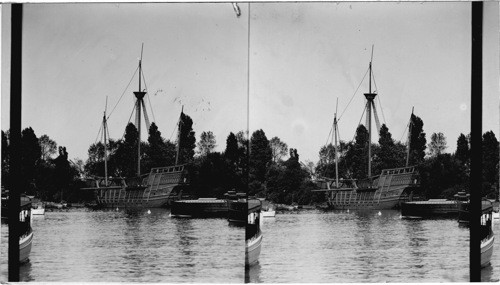 Columbus Boat in Jackson Park, Chicago, Ill