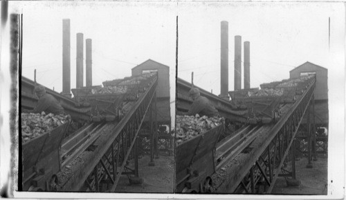 Soft Coal Coming Up From A Pennsylvania Mine