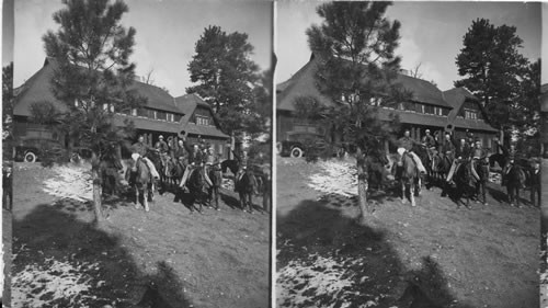 Same stereo as #47978-47977. Bryce Canyon Lodge. Utah