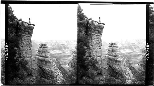 Grand View Pt., head of Grand View trail one mile above the River, Grand Canyon