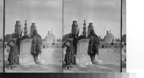 The " Christmas " morning, April 1931, of the Mohammedans. Bairam festival, Mohammedan cemetery. Cairo, Egypt