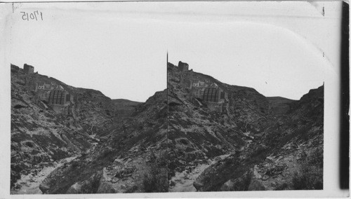 Convent of Mar Saba and Valley of Kidron Palestine