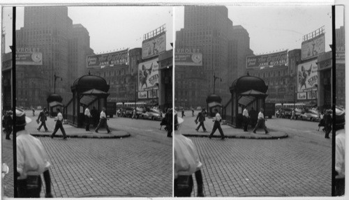 Subway entrance at 60th & Broadway. Use for #12. Sampson