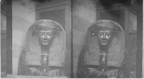 Gilt Faced Mummy Case, Found 1881, Egypt