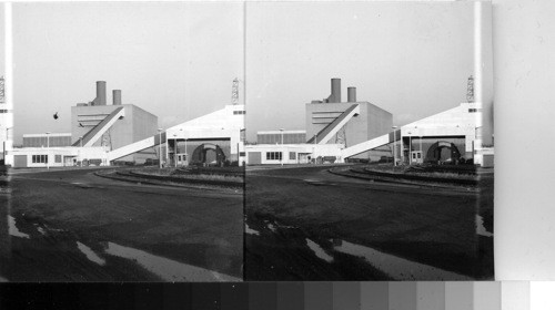 TVA [Tennessee Valley Authority] Watts Bar Dam showing the steam plant--exterior