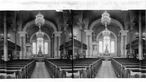 Interior of St. Paul's Church, Broadway, N.Y. City