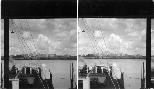 City Sky Line, New Orleans looking northwest from S.S. Caloria