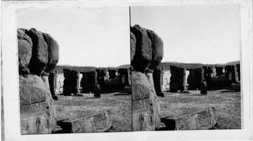 Ruins of the Temple of Rameses II Abydos Looking South