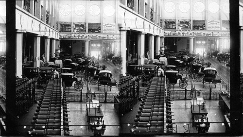 Interior of Transportation Building, World's Fair, Chicago