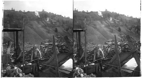 Nightingale Mine, Bull Hill, earth's richest gold field, Cripple Creek; Colorado