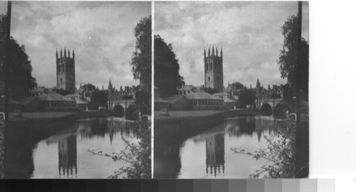 Tower of Magdalen College. Oxford,Eng