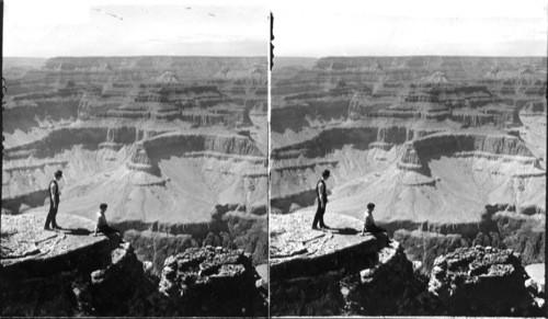 Overlooking nature's greatest amphitheater - from Rowe's Point NW Grand Canyon, Arizona