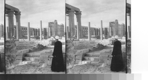 South across a Temple Court at Luxor? see X2567 (#48 Egypt cat. 28) No. 789-1200 W.J