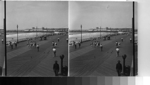 Boardwalk South from Breakers Hotel, Atlantic City