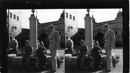 In the Forecourt of the Midget Village, A Century of Progress, Chicago Ill